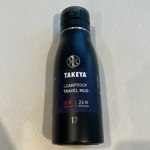 Takeya Black Leakproof Travel Mug